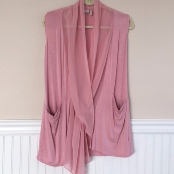 LOGO by Lori Goldstein Blush Vest - Picture 1 of 2
